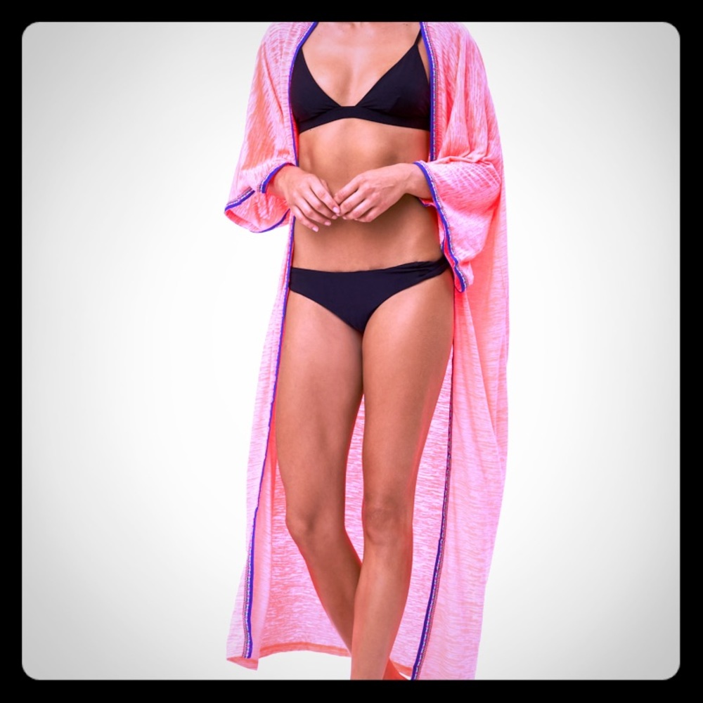 Pitusa Kimono Beach Lightweight Coverup -OS